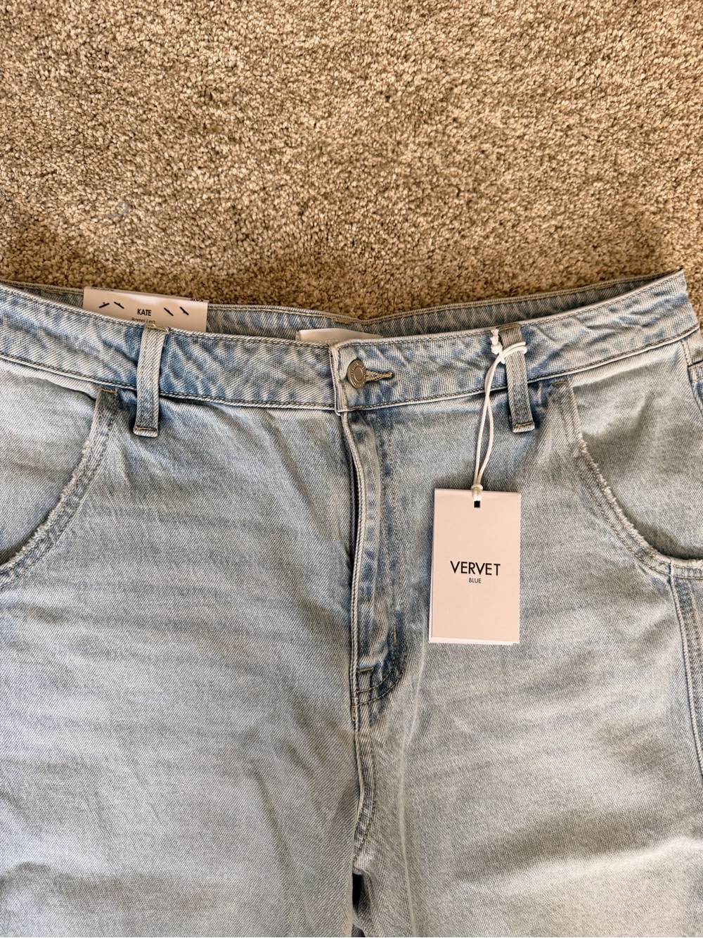 VERVET by Flying Monkey Light Wash Straight Leg Jeans - Picture 2 of 11